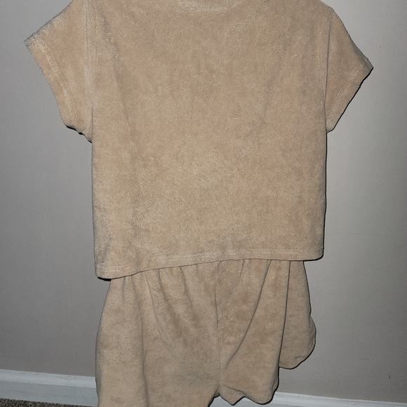 Nasty Gal Cropped Shirt And Shorts Lounge Set - Picture 4 of 6